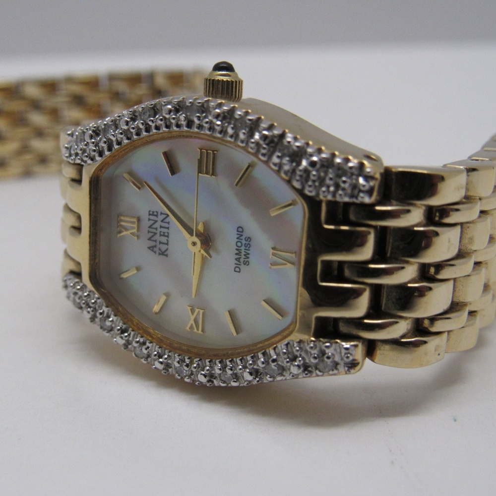 Anne Klein Diamond Swiss Ladies Watch